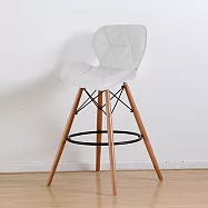 E-home Fly芙萊蝴蝶吧檯椅 四色可選白色