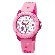DF童趣館 - 三麗鷗正版授權HELLO KITTY雙色殼兒童錶KITTY音符