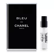 CHANEL 香奈兒 BLEU DE 藍色男性淡香水(1.5ml)EDT-公司貨