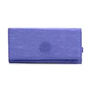 KIPLING 防水尼龍三折長夾-鮮紫