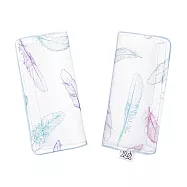 波蘭 Maylily 竹纖推車安全帶保護套-輕羽天堂粉