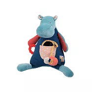 法國《Moulin Roty》 -- 感官學習布偶 - 小河馬 ☆