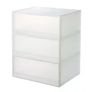 [MUJI無印良品]PP衣裝盒/橫式/大/3層/9A