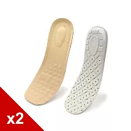 糊塗鞋匠 優質鞋材 C17 5mm加成豚皮鞋墊(2雙) 男款30cm