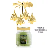 YANKEE CANDLE香氛蠟燭-夏天願望 Summer Wish(104g)+歐式旋轉燭罩蠟燭台