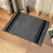 【Caldo卡朵生活】紳士風雪尼爾超細纖維吸水地墊
