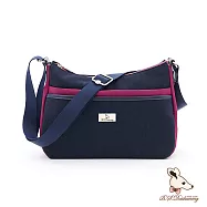 B.S.D.S冰山袋鼠 - 雙色聖代 - 玩色實搭休閒輕量斜背包【F2504-BP】 藏青莓