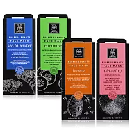 希臘APIVITA 艾蜜塔 面膜(8mlX12)盒裝[附提袋]-小黃瓜/蘆薈/星晨花等多款可選-百貨公司貨 杏桃溫和磨砂