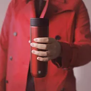 【JIA品家】竹炭醒水芯隨身保溫瓶300ml 緋紅