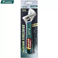 台灣寶工Pro’sKit鈦金防鏽麻面防滑8吋活動扳手1PK-H028(最大2.5公分刻度;S50C碳鋼)五金板手wrench