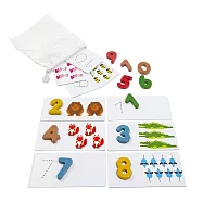 泰國Plantoys 木質123數字筆順組