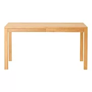 [MUJI無印良品]無垢材餐桌/附抽屜/寬140CM /橡木