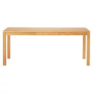 [MUJI無印良品]無垢材餐桌/附抽屜/寬180CM /橡木