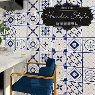 自黏正方形北歐風防水磁牆面壁貼-1包(牆面適用)混搭幾何