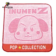 INUMEN Z 重機狗哥|日本製純棉手帕/今治產小方巾/超輕量吸水巾/兒童可愛毛巾/運動通勤適用