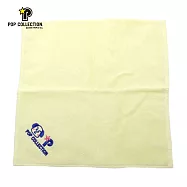 INUMEN Z 重機狗哥|日本今治毛巾(粉黃色)/超輕量100%純棉方巾/超吸水毛巾/兒童毛巾/嬰兒洗臉毛巾