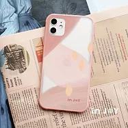 INJOYmall for iPhone 6 / 6s 玫瑰奶茶 輕巧耐撞擊邊框手機殼