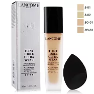 LANCOME 蘭蔻 零粉感超持久粉底 SPF38/PA+++(30ml)多色可選+完美持久美妝蛋-百貨公司貨 #PO-03