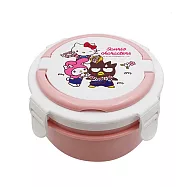 Hello Kitty不鏽鋼隔熱餐盒-明星總動員(粉色款)
