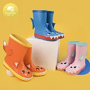 2020萌爆造型四款卡通雨鞋橘色狐狸