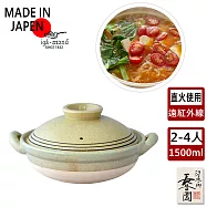 【日本長谷園伊賀燒】伊賀灰釉土鍋-中(2-4人)