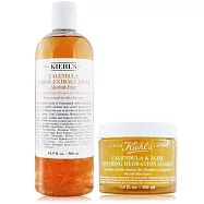 KIEHL’S 契爾氏 金盞花植物精華化妝水(500ML)+金盞花蘆薈精華保濕凍膜(100ml)-公司貨