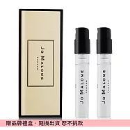 Jo Malone 經典揉香香氛禮盒組(1.5ml)X2-多款任選[罌粟花+杏桃花+鼠尾草+黑莓子+沒藥]-公司貨 罌粟花+鼠尾草
