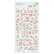 San-X 懶妹的草苺皇后系列貼紙。藍