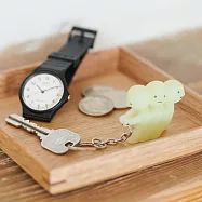 Smiski 不可思議的夜光精靈托運鑰匙圈 同心協力