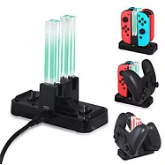 【DOBE】SWITCH 小手把炫彩充電器+PRO手把座充