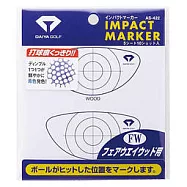 高爾夫球桿 桿面貼紙 擊球貼紙 球道木桿