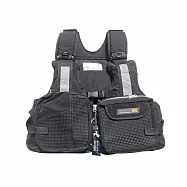 【LOTUS】釣魚救生衣 釣魚背心 A款 海釣 磯釣 獨木舟 水上運動黑色