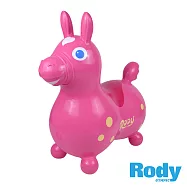 【RODY】跳跳馬-亞規限定版 附打氣筒 (義大利原裝進口~寶寶騎乘玩具) 桃紅