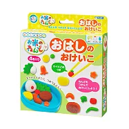 日本銀鳥 天然無毒米黏土 練習使用筷子套裝組 益智 教育玩具