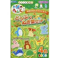 日本銀鳥 天然無毒米黏土 動物壓模組(精装) 家家酒
