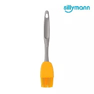 【韓國sillymann】 100%鉑金矽膠長柄料理刷橘黃