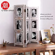 【C’est Chic】時光行旅桌上型相框屏風