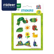 《MiDeer》-- 多彩小貼紙-好餓的毛毛蟲☆