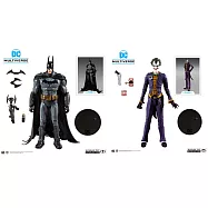 麥法蘭 7吋 可動 DC GAMING 阿卡漢瘋人院 蝙蝠俠+小丑 2款1組