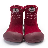 韓國Attipas學步鞋 XL 酒紅小熊