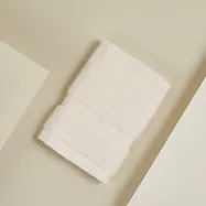 DAVID & MAISIE 純棉無撚紗絲柔洗臉方巾 米