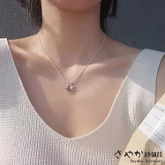 【Sayaka紗彌佳】小清新風格 泰銀海星海螺復古仿舊項鍊 -單一款式