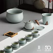 【陸寶LOHAS】汝窯入木三分茶禮 溫潤如玉 優雅茶席 細雕美詩入壺