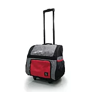 【安琪圈圈】多功能雙輪寵物拉桿箱亮紅色