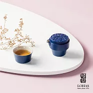 【陸寶LOHAS】花好月圓茶禮 一壺一杯一托 傳遞美好之意_ 霽藍