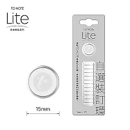 TO NOTE LITE 裝訂環 15mm 純透明