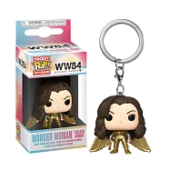 FUNKO POP 鑰匙圈 神力女超人1984 金色戰鬥裝 無頭盔版