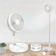 「觀看棒球適用風扇」i-Cool 8吋充電式收納摺疊風扇 MY-P9S -白色