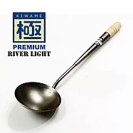 【極PREMIUM】不易生鏽窒化鐵長柄杓中式鍋鏟(日本製極鐵鍋鏟/無塗層)