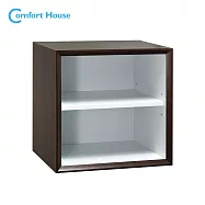 【Comfort House】魔術方塊棚板收納櫃_小深胡桃色